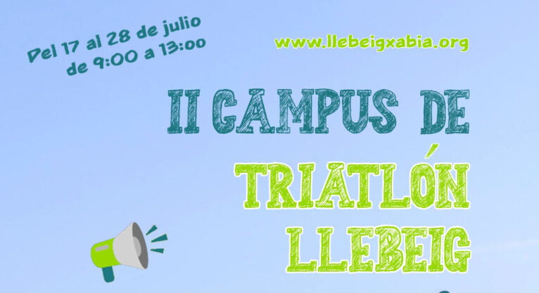 Abiertas las inscripciones para el Campus de Triatlón Xàbia