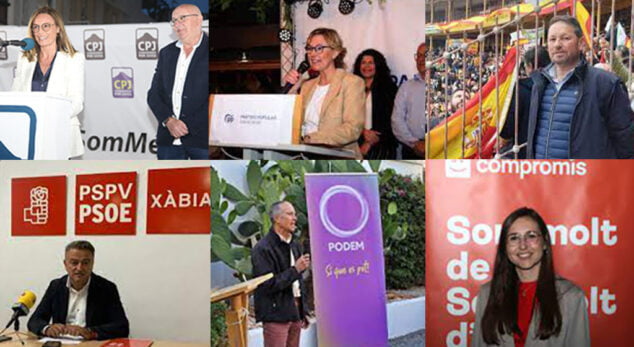 Imagen: Candidatos a la alcaldía de Xàbia- Elecciones 2023