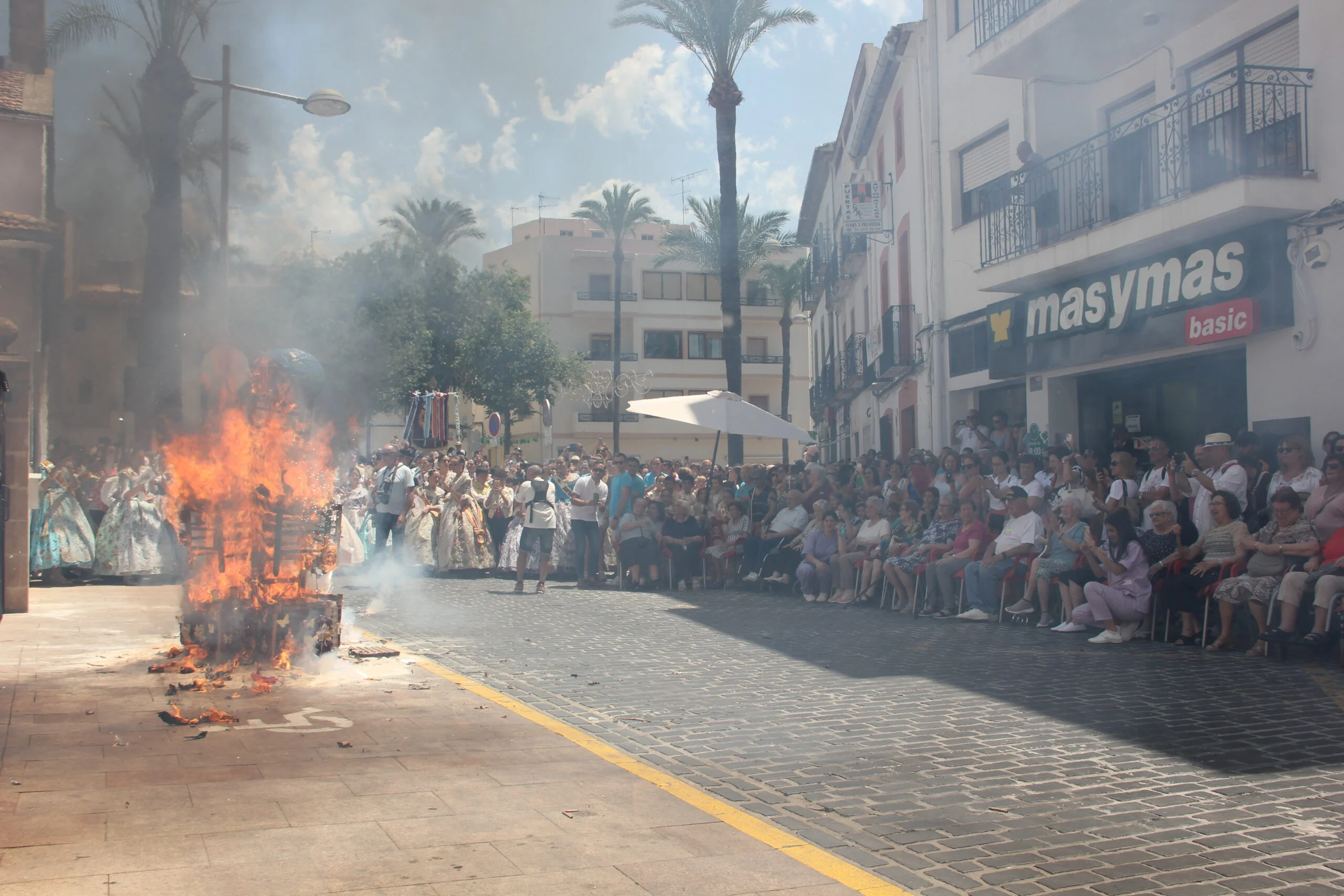 Cremà de la Foguera del Centro de Día de Xàbia 2023