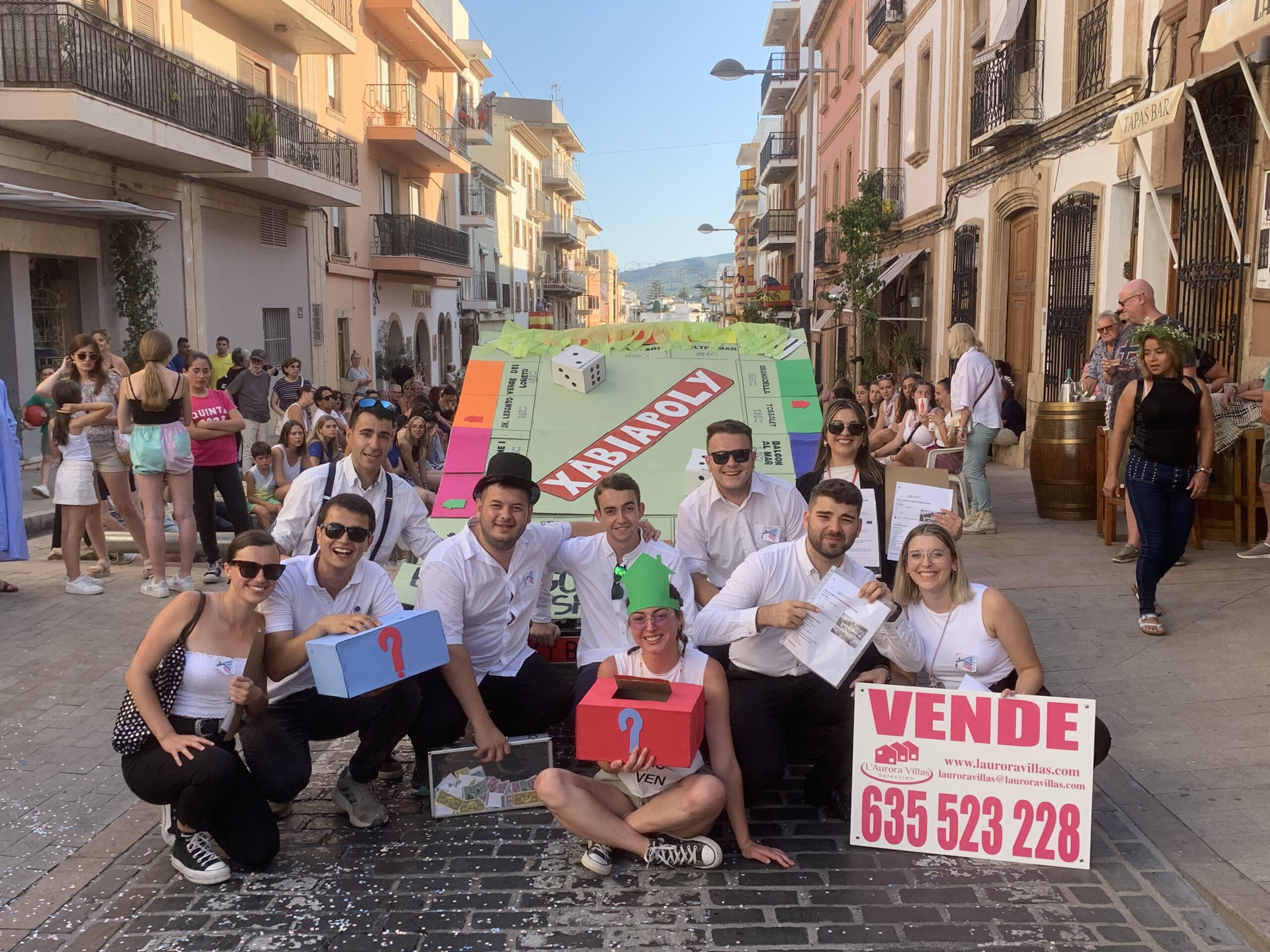 Desfile de peñas Fogueres Xàbia 2023