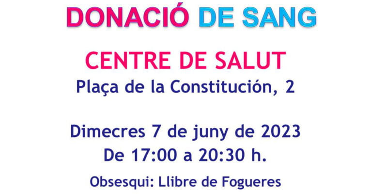 Donación sangre Fogueres 2023