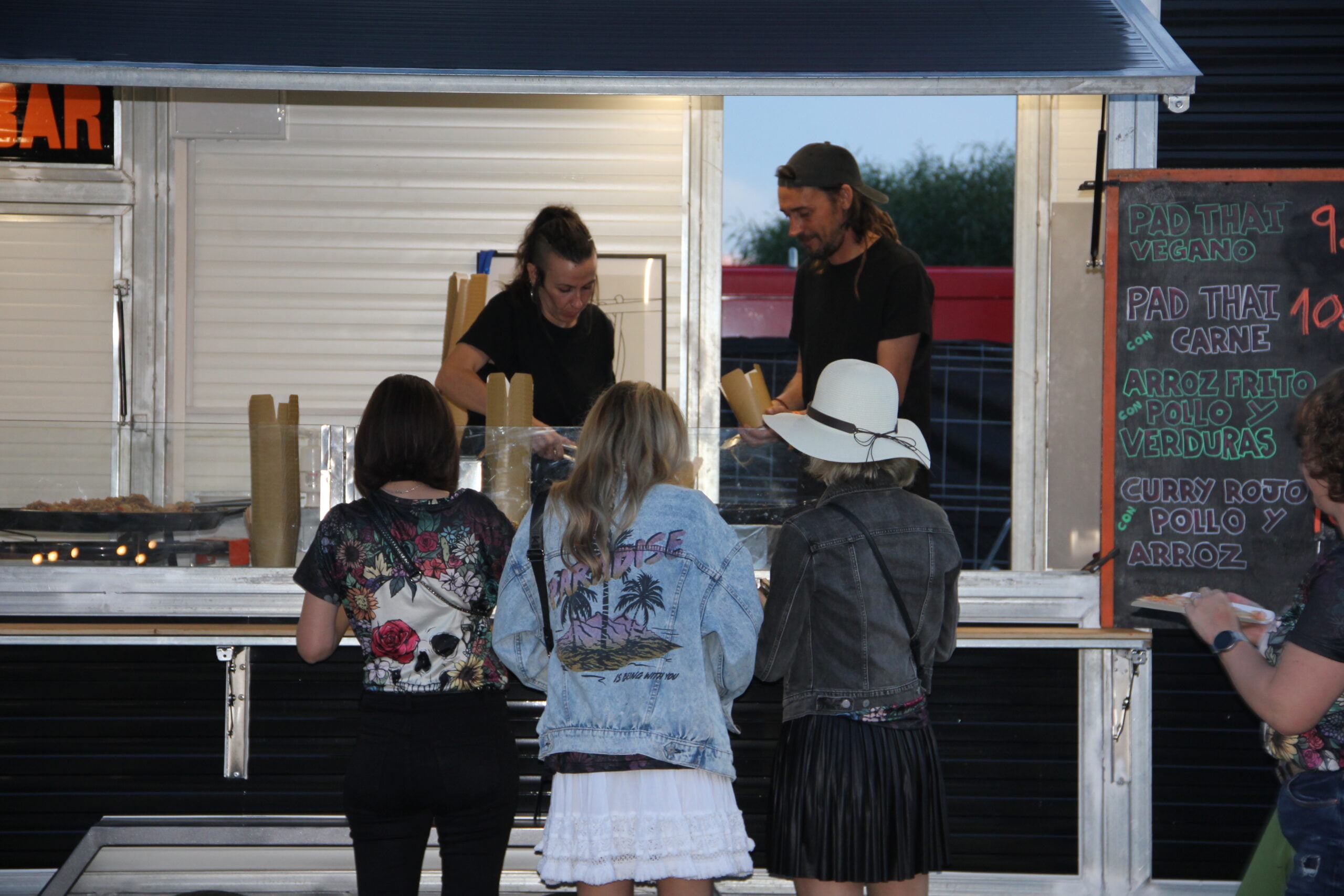 Food truck en el Montgorock Xàbia Festival 2023