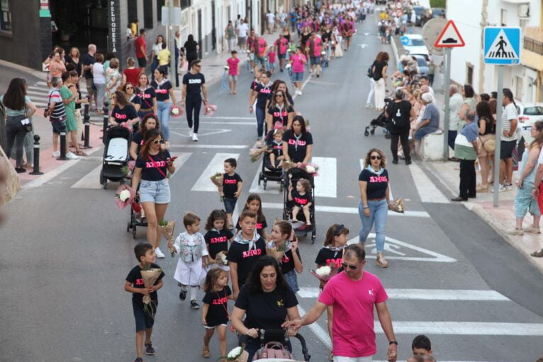 Ofrenda de flores Fogueres Xàbia 2023 (8)