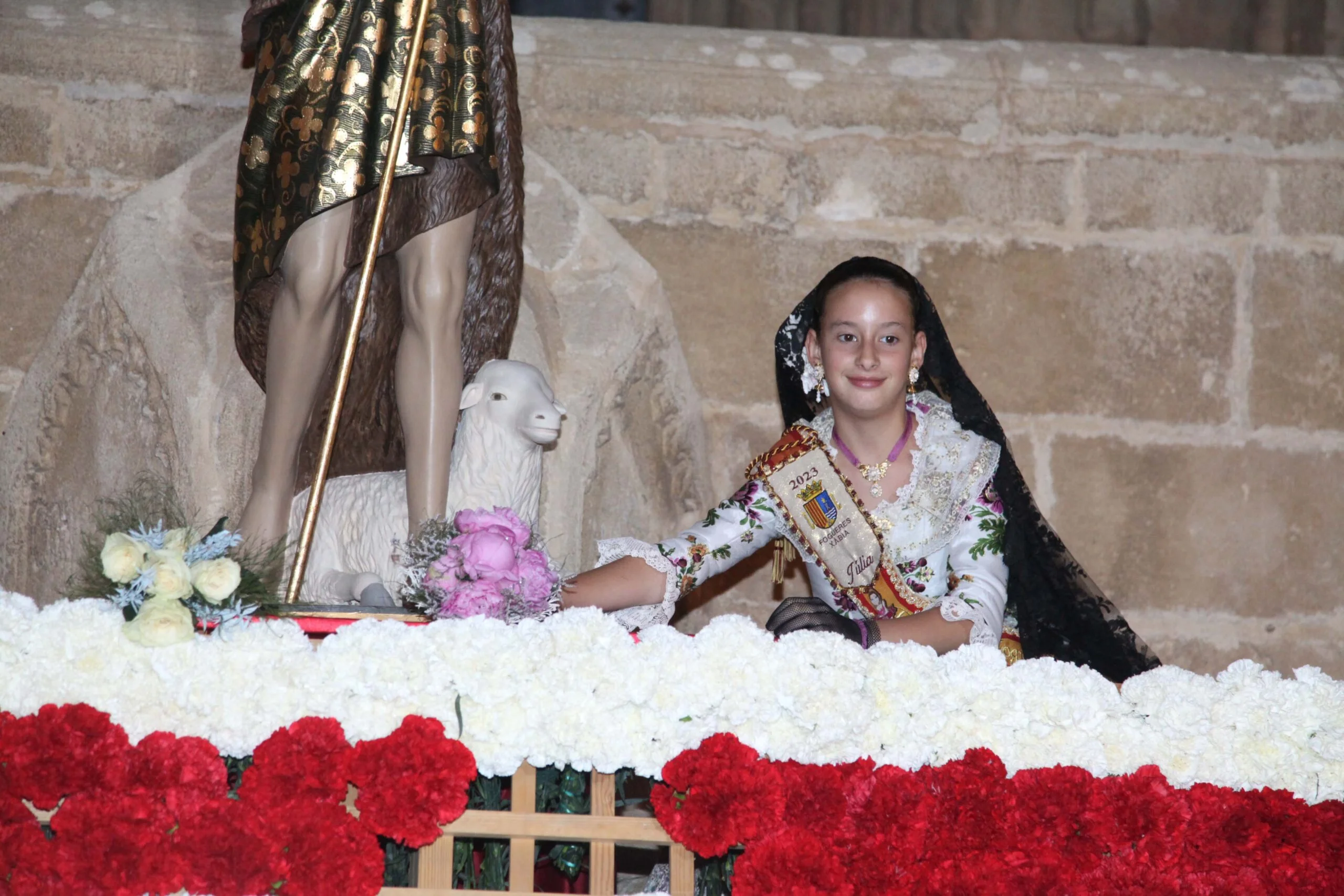 Ofrenda de flores Fogueres Xàbia 2023 (80)