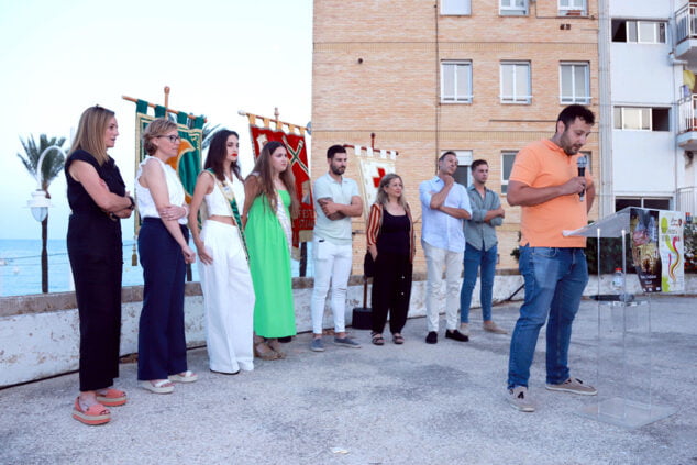 Imagen: Abel Moll durante el acto de presentación del libro y programa de Moros i Cristians Xàbia 2023