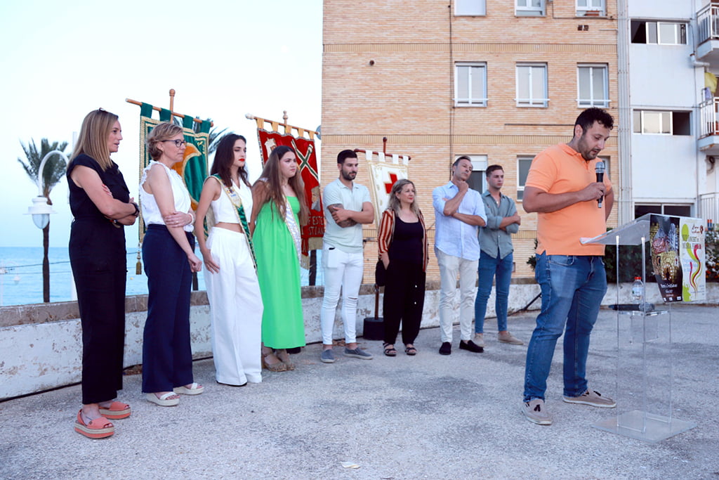 Abel Moll durante el acto de presentación del libro y programa de Moros i Cristians Xàbia 2023