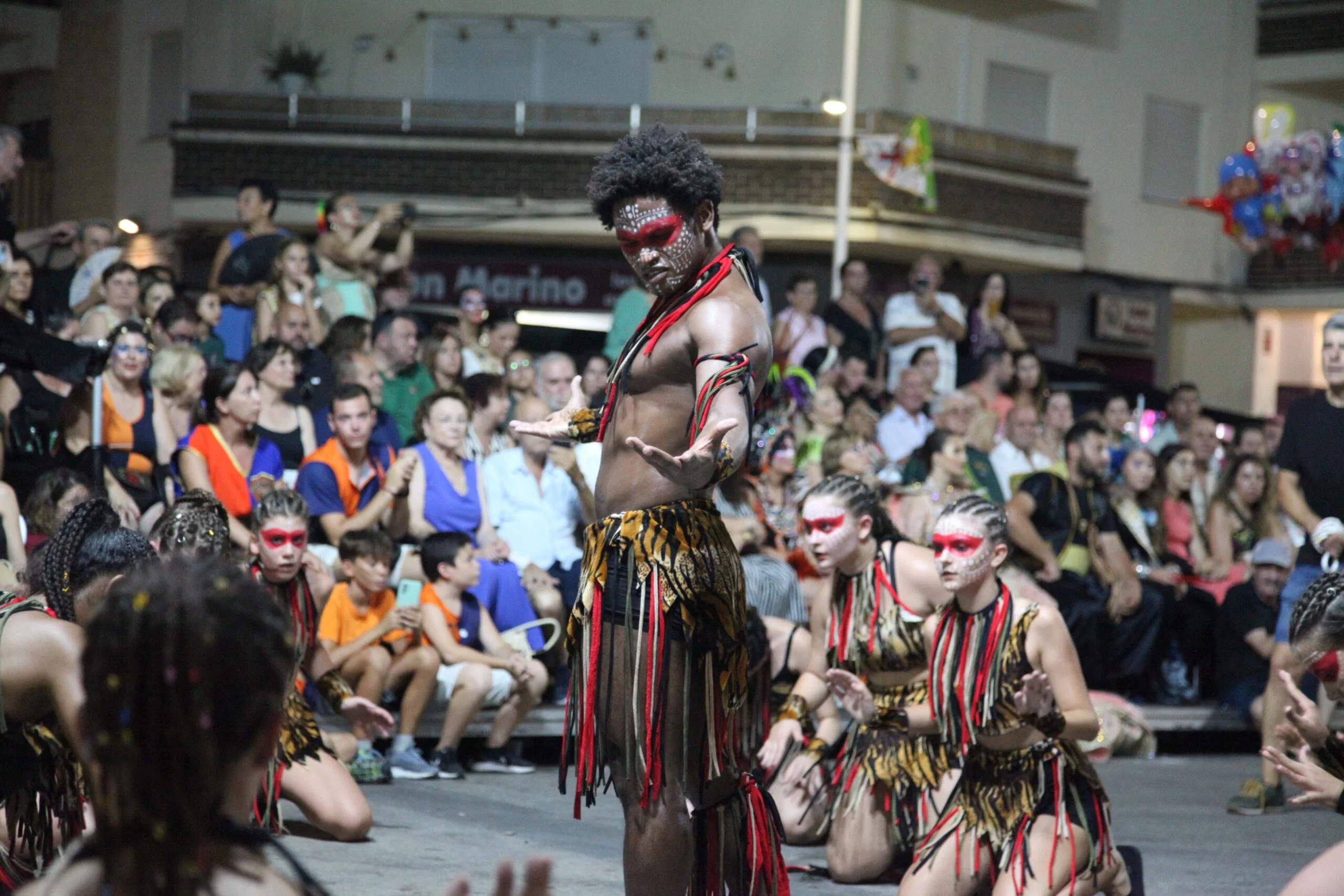 Ballet Capitanía 2023 en el desfile de Gala de los Moros y Cristianos de Xàbia 2023