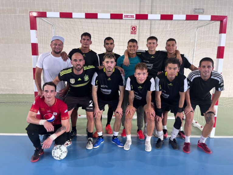 Jugadores del equipo Jardines Jávea  en el torneo 24h de Ràfol d'Almúnia