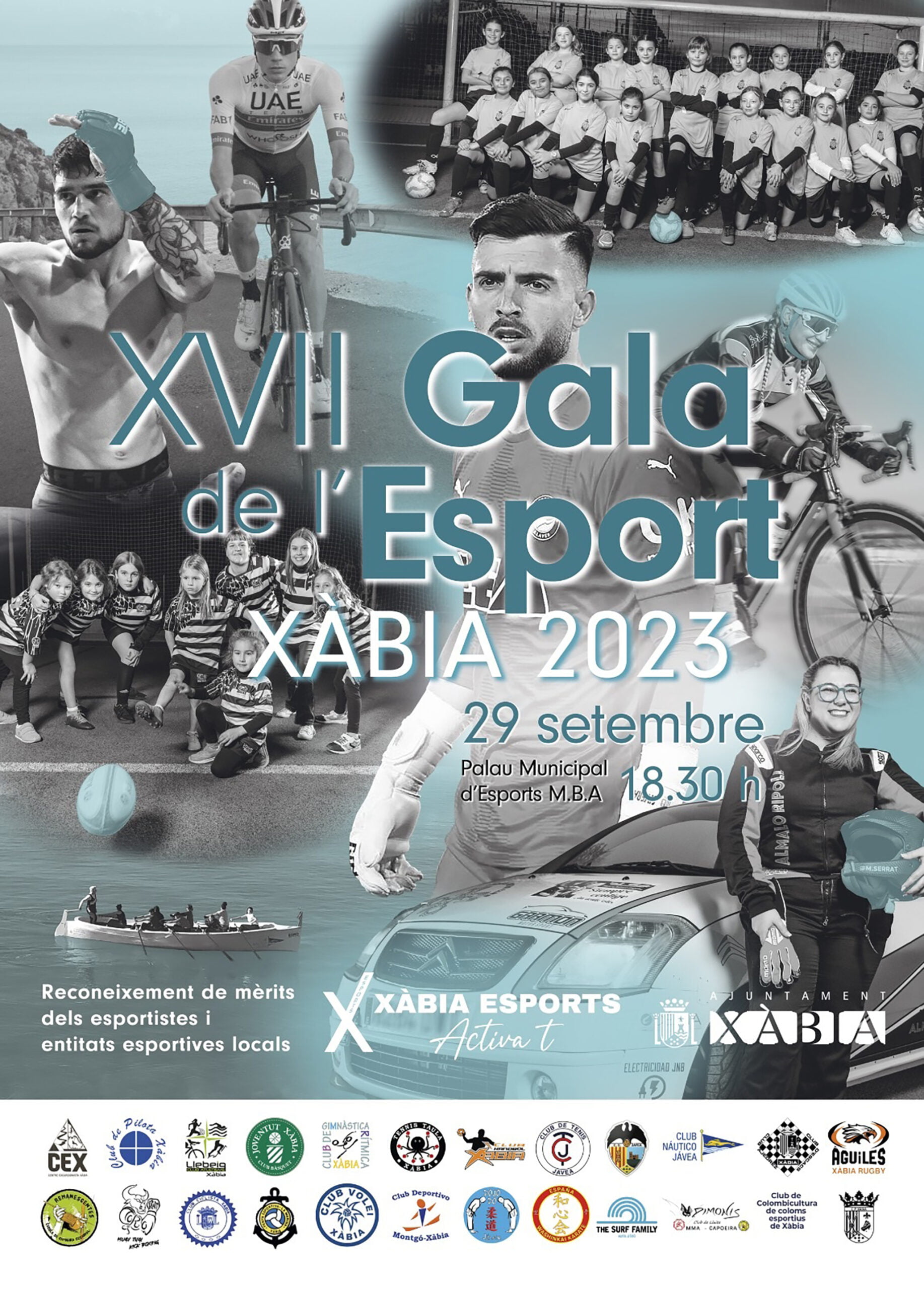 Cartel de la XVII Gala de l’Esport de Xàbia