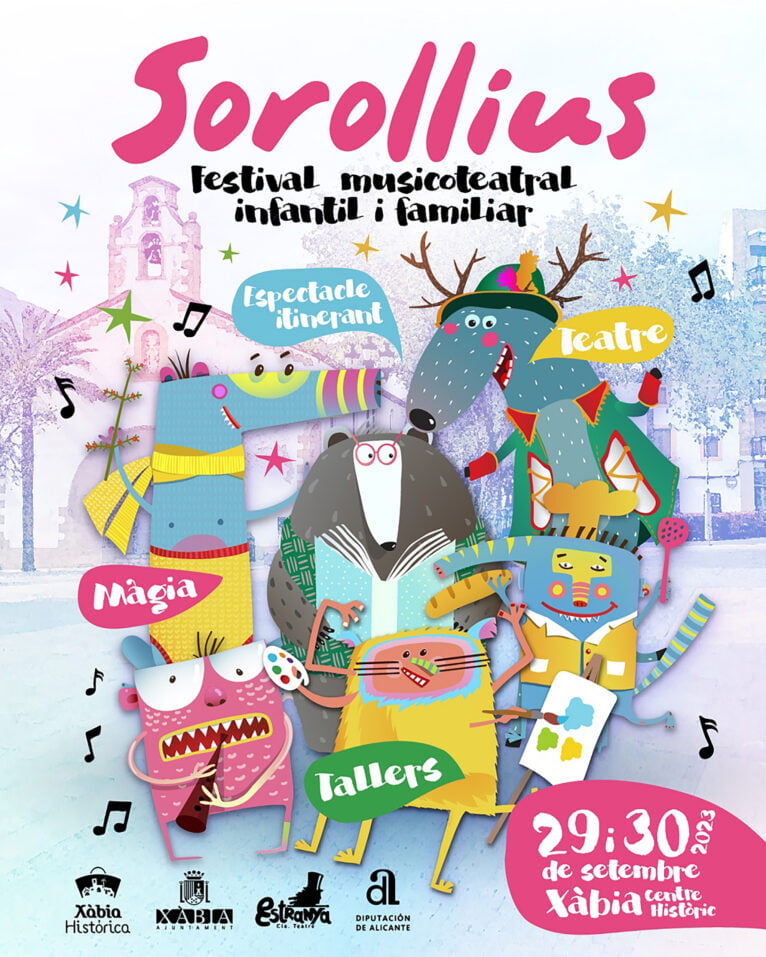 Cartel del 4º Festival Sorollius organizado por Xàbia Històrica 2023