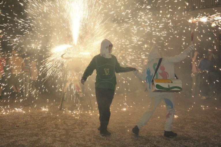 Correfocs en Xàbia