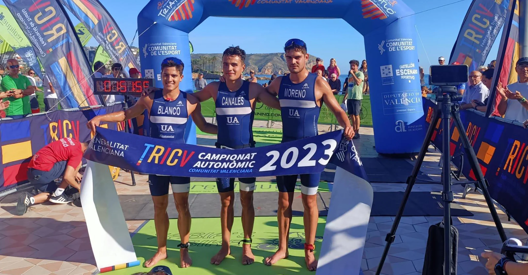 Podio masculino Olímpico del Trixàbia 2023