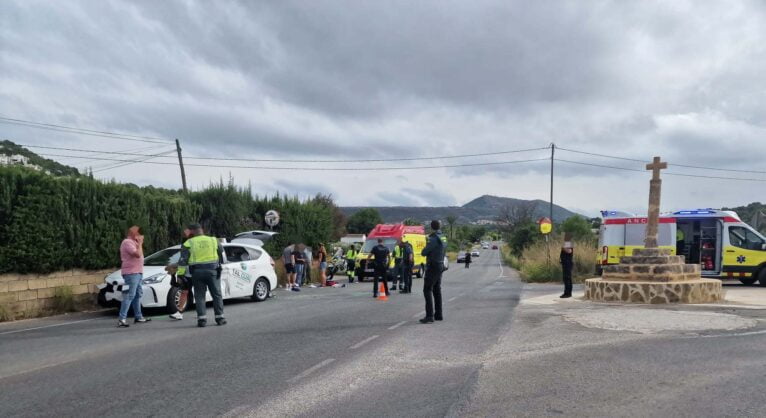 accidente Xàbia