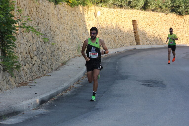 Toni Soler durante el Cross Baix Montgó 2023