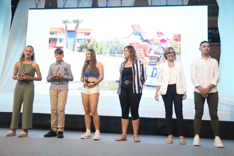 Deportistas de atletismo galardonados