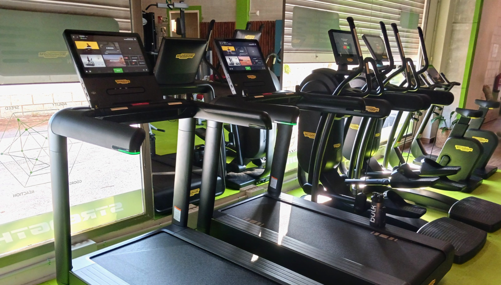 Máquina para correr en Club Fit