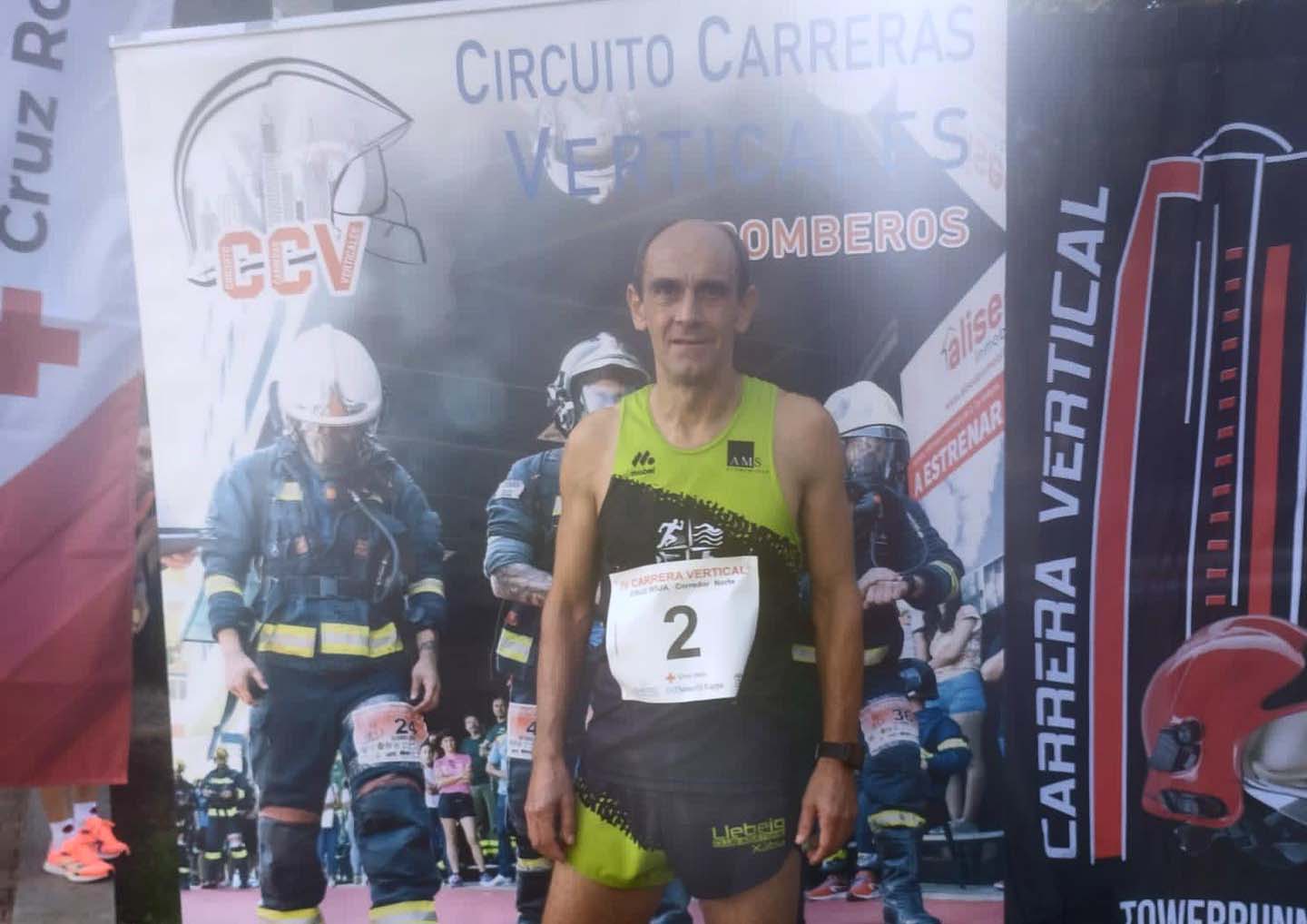 Nasio Cardona en la carrera final del Campeonato Nacional