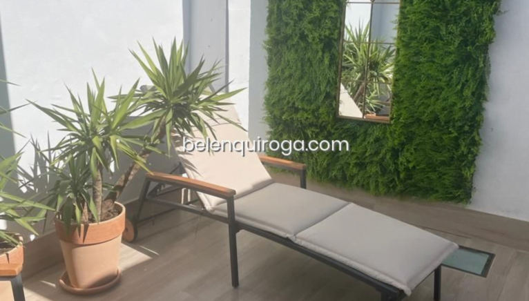 Su increíble patio privado para relajarte