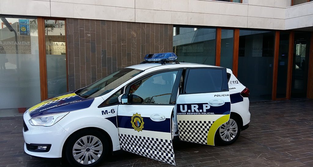 Vehículo de policia local Xàbia