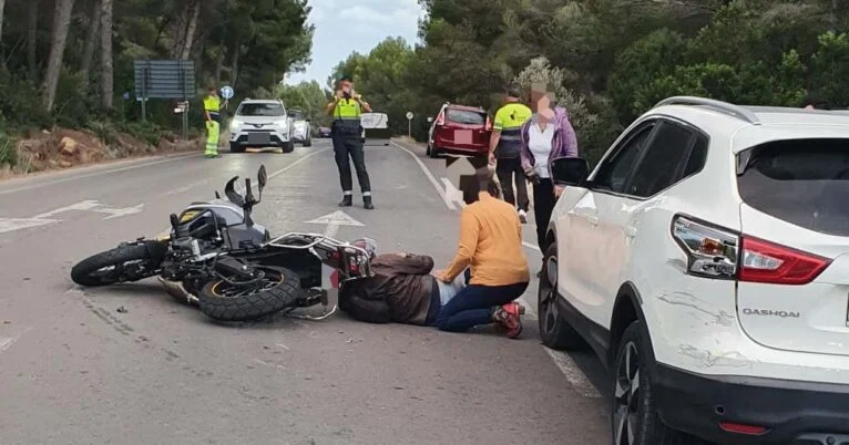 Accidente en la carretera de Xàbia - Jesús Pobre