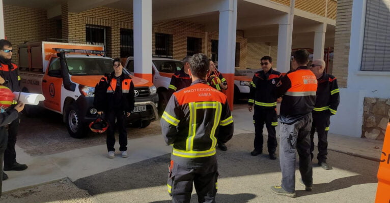 Los voluntarios de Protección Civil Xàbia realizan 2.000 horas de servicio