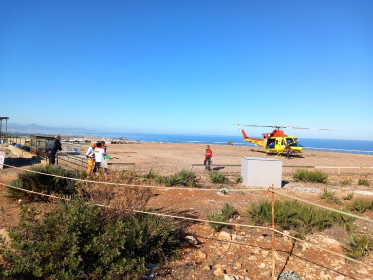 Auxilio a un hombre en el Montgó de Xàbia