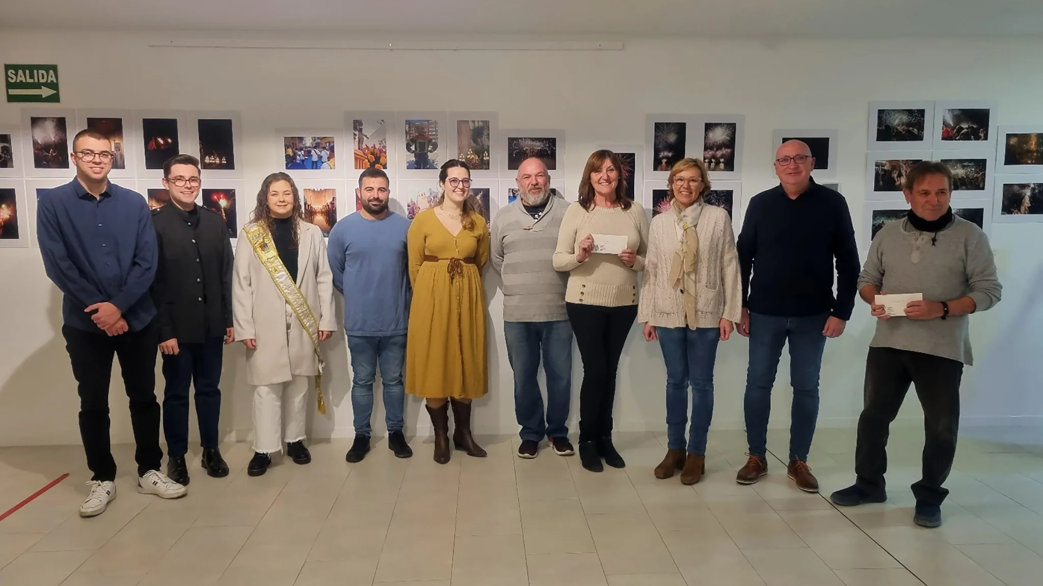 Entrega de premios del concurso de fotografía de la Comissió de Festes de la Mare de Déu de Loreto de Xàbia