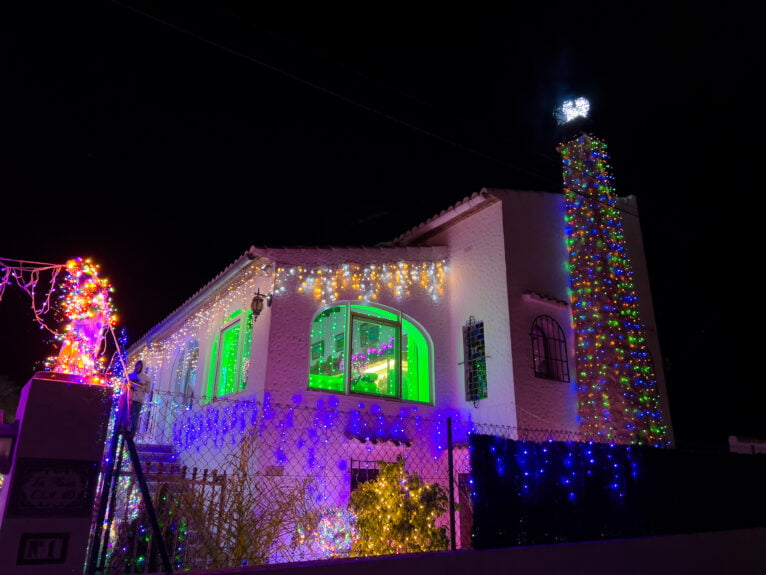 Iluminación de Navidad en la Casa de José Marcos y Celeste de Xàbia (19)