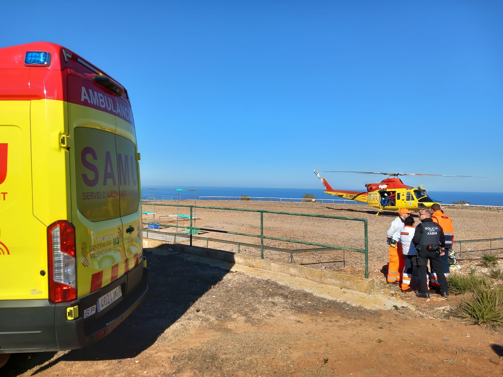 Rescate en el Montgó de Xàbia