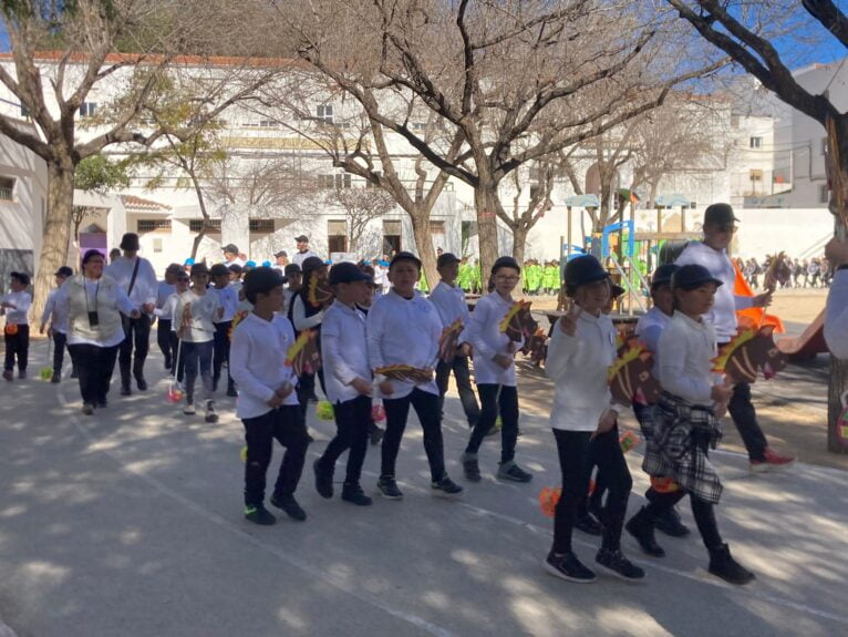 Carnaval escolar Xàbia - CEIP Graüll con la temática Olimpiadas | Foto S.P.