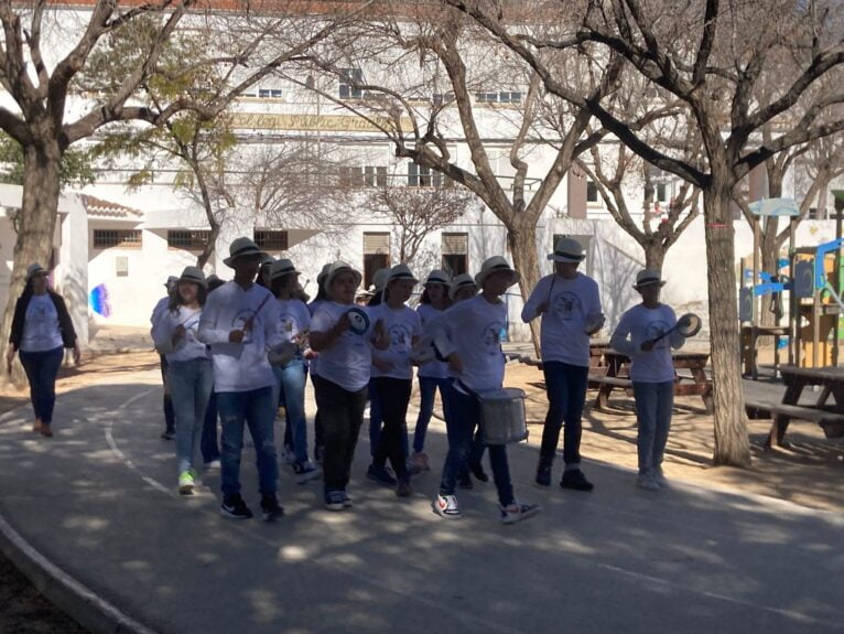 Carnaval escolar Xàbia - Batucada escolar del CEIP Graüll | Foto S.P.