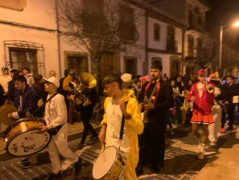 Charanga durante el desfile de Carnaval