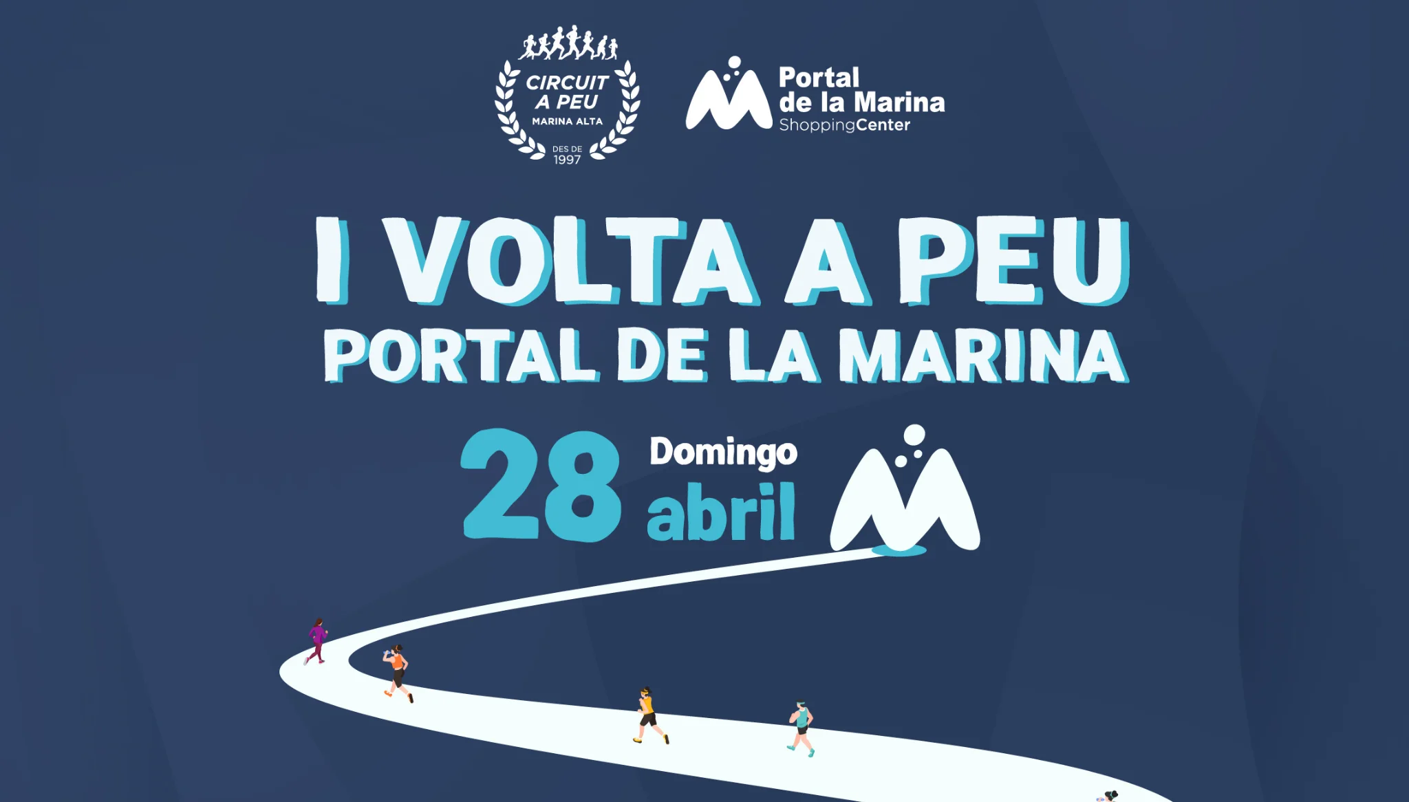 I Volta a peu Portal de la Marina, inmersa en el circuit a peu