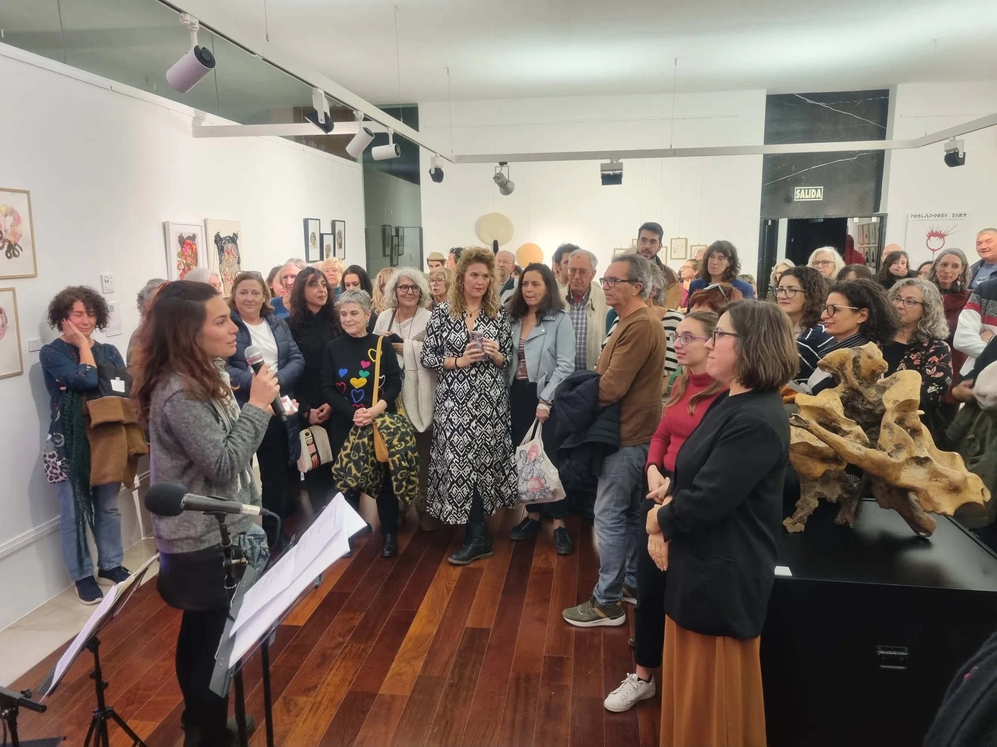 Inauguración de pobladores d’art en Xàbia