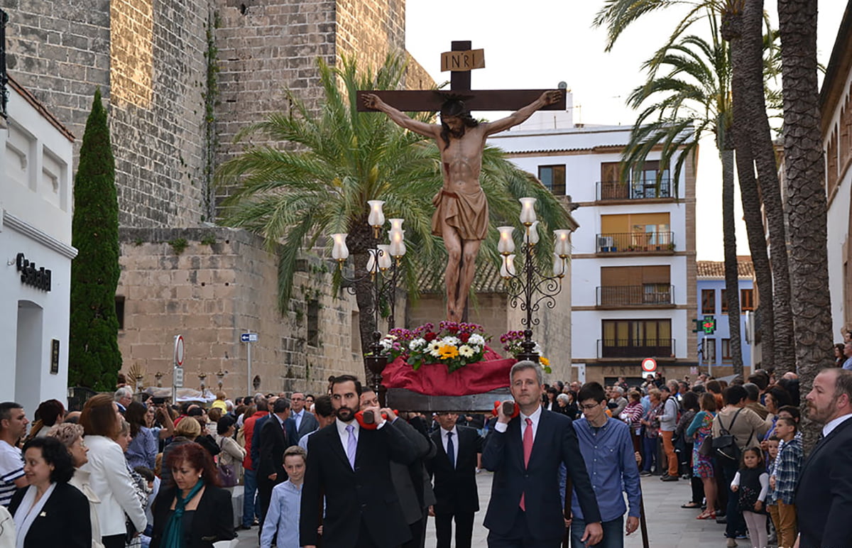 Procesión del Santo Entierro en Xàbia