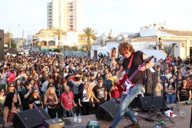 Imagen: Fiesta de presentación del Montgorock Xàbia Festival (archivo)