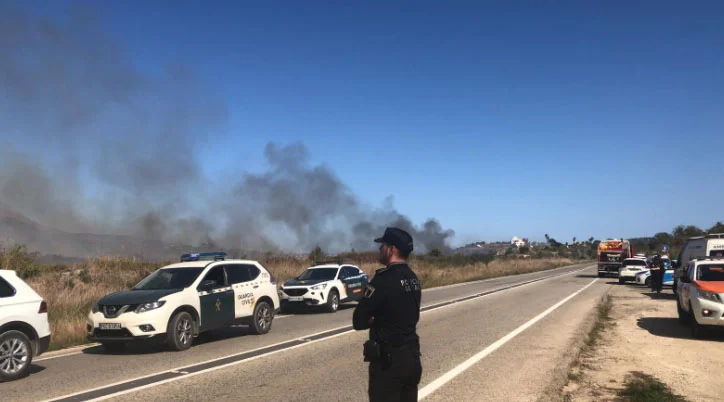 Puesto de Mando en el incendio de Xàbia – Gata