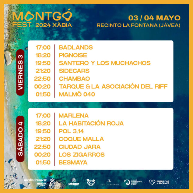 Imagen: Cartel Montgó Fest 2024