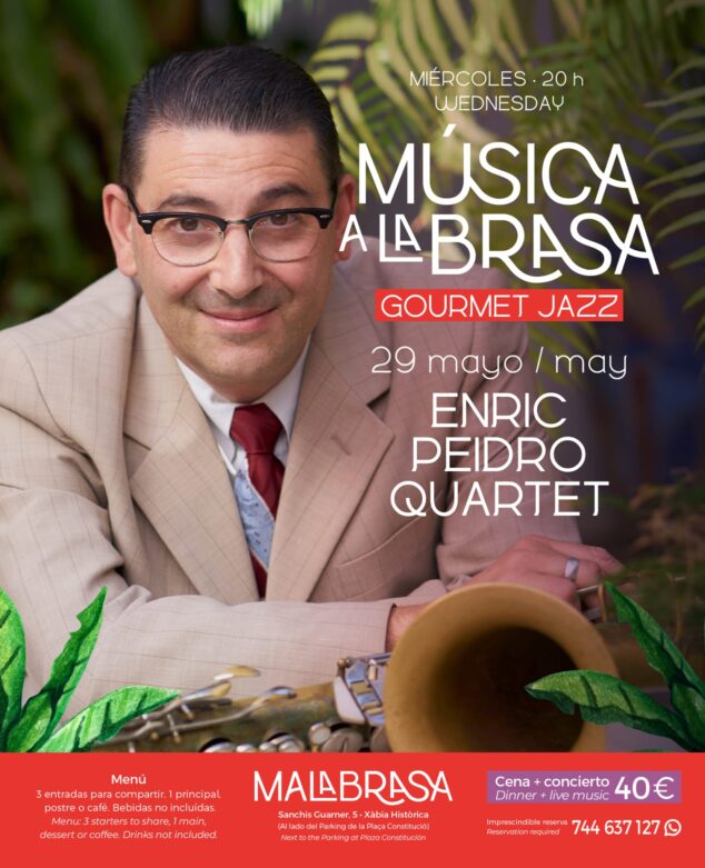 Imagen: Cena gourmet y Jazz: disfruta de una combinación perfecta en Malabrasa para amenizar este miércoles