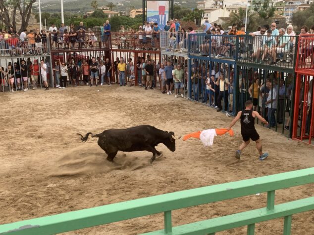 Imagen: Ambiente en la sesión taurina de Fogueres Xàbia 2024