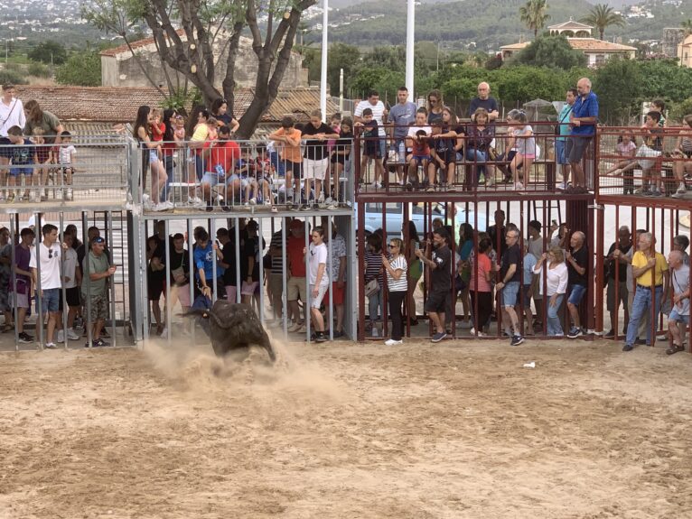 Ambiente en la sesión taurina de Fogueres Xàbia 2024 (23)