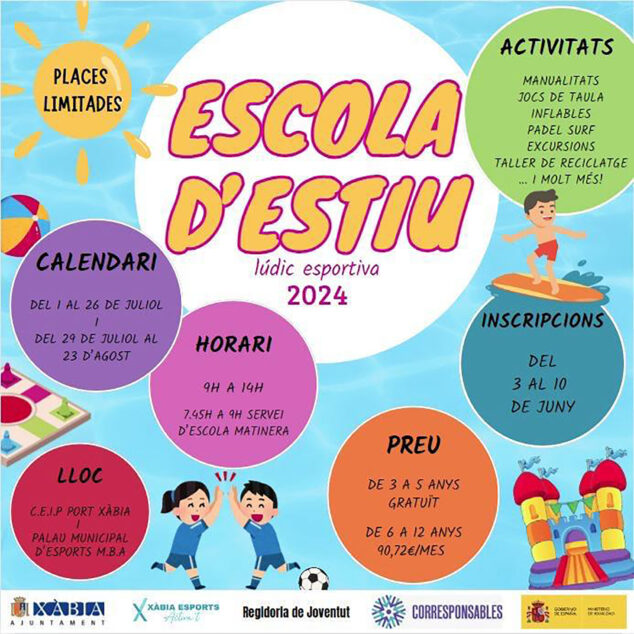 Imagen: Cartel de la Escola d'Estiu 2024