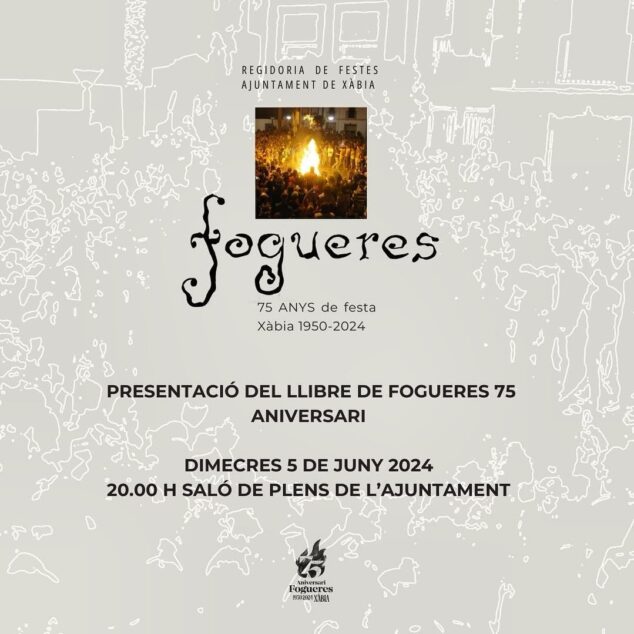 Imagen: Portada del Libro de Fogueres 75 aniversario