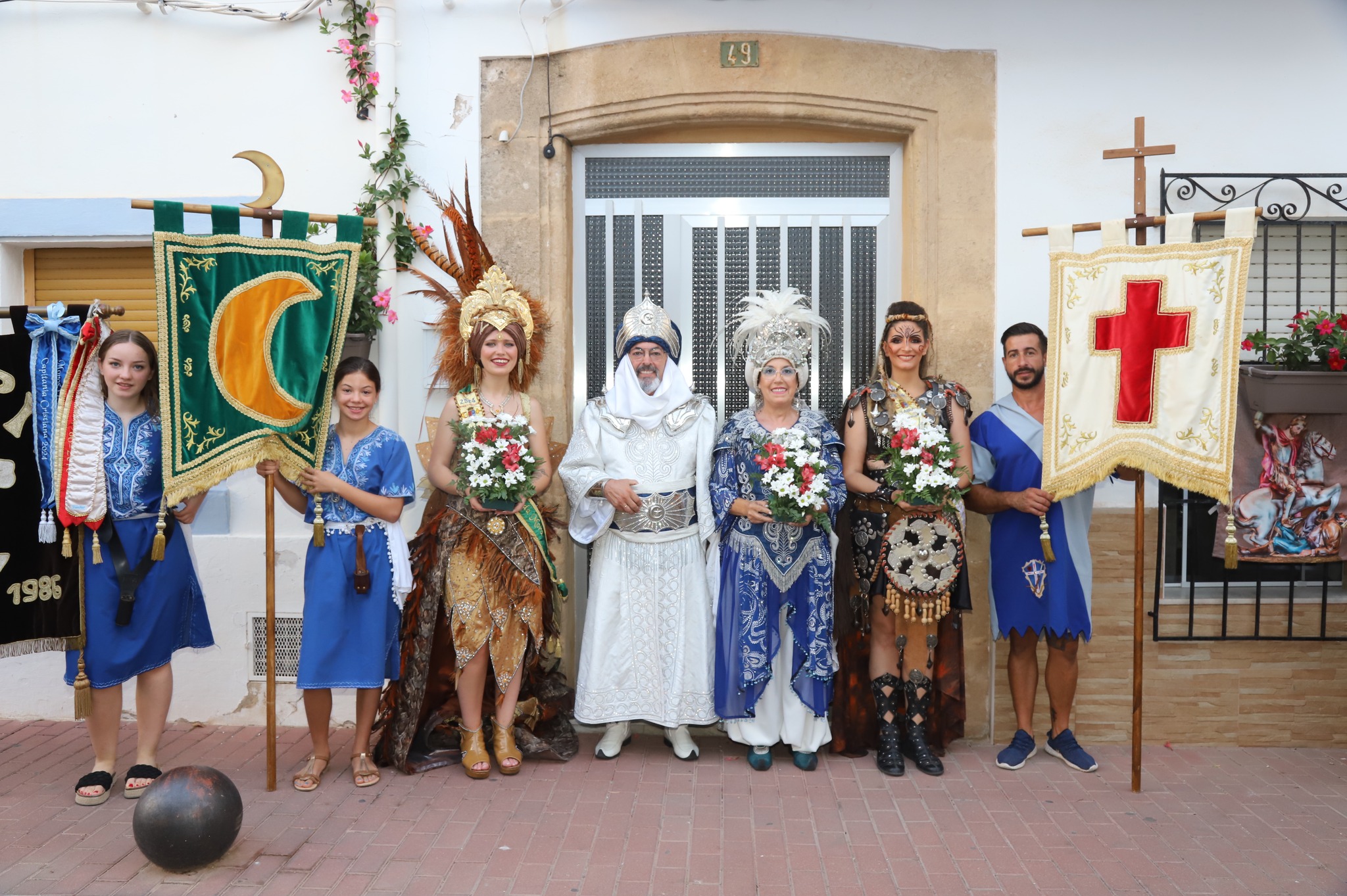 Capitanes y abanderadas moros i cristians Xàbia 2024