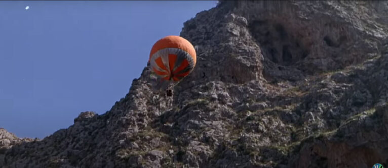 Pared del Montgó en la película Krakatoa, al este de Java