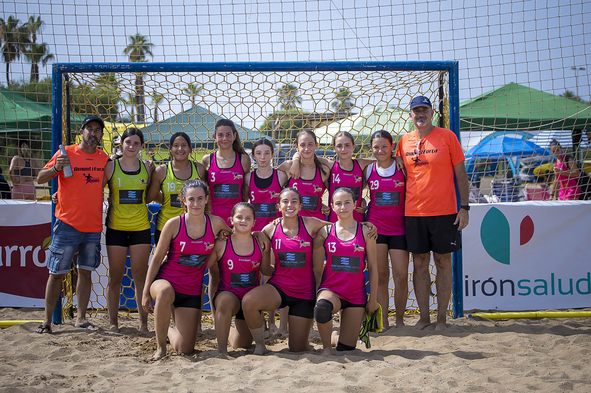 Deportistas del Club Handbol Xàbia