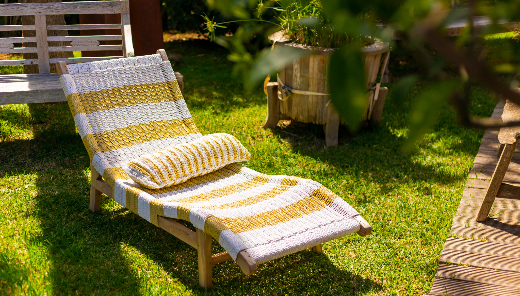 Disfruta de una hamaca cómoda en tu patio aprovechando el clima mediterráneo