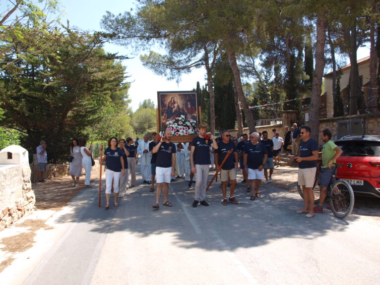 Pasacalle celebración Virgen de los Ángeles Xàbia