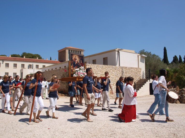 Celebración de la festividad de la Plana en honor a la Virgen de los Ángeles en Xàbia