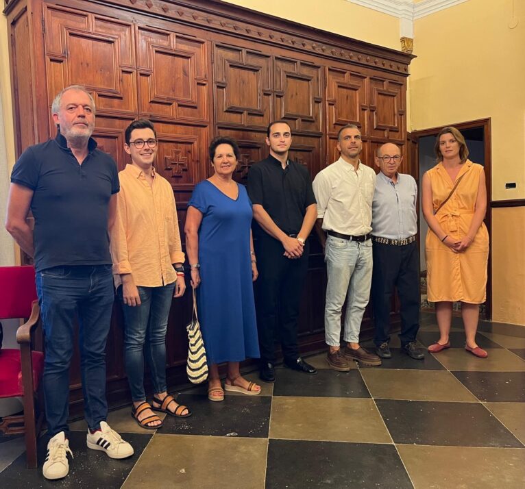 Equipo que dirige el nuevo museo de la Iglesia de San Bartolomé de Xàbia